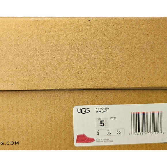 UGG Women's Neumel Boots Size 5 Pink Glow NWT - Picture 7 of 7